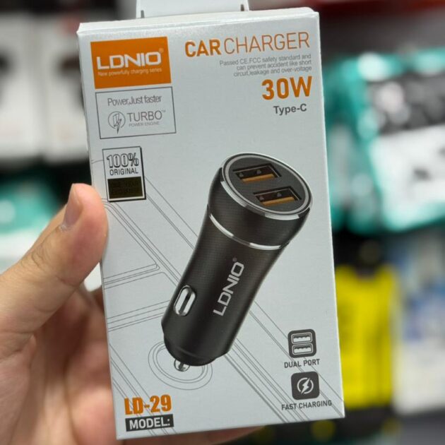 CAR CHARGER 30W DUAL